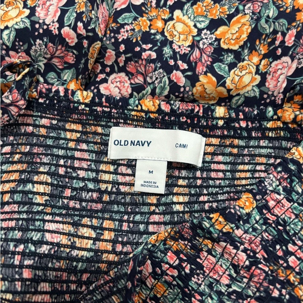 Old Navy Navy Floral Cami Dress - Picture 4 of 4
